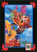 One of the four Trading Card Treats featuring the Super Mario franchise.