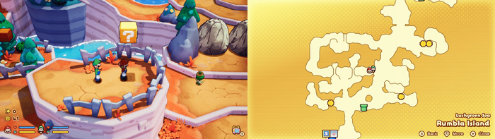 Third ? block in Rumbla Island from Mario & Luigi: Brothership