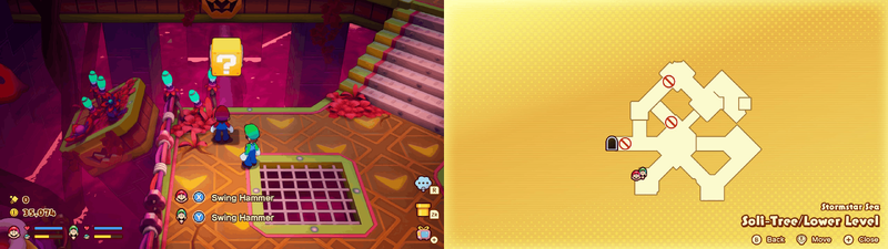 Block 9 in the Soli-Tree from Mario & Luigi: Brothership