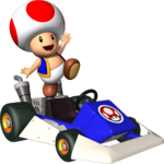 Toad artwork from Mario Kart DS