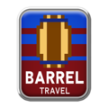 A Barrel Travel badge