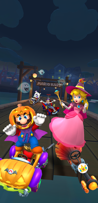 Mario (Halloween), Mario Kart Racing Wiki