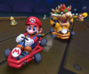 Thumbnail of the Baby Daisy Cup challenge from the 2019 Halloween Tour; a Big Reverse Race challenge set on SNES Ghost Valley 1 (reused as the Dry Bowser Cup's bonus challenge in the 2021 Mario Tour)