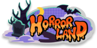Horror Land logo for Mario Party Superstars