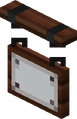 Dark Oak Hanging Sign