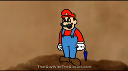 Mario's appearance in the Nostalgia Critic's review of Captain N: The Game Master.