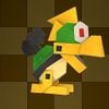 An origami Mechakoopa from Paper Mario: The Origami King.