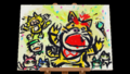 The ending painting if the player has collected all 100 Cat Shines