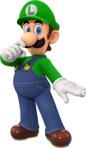 Artwork of Luigi for Super Mario Party Jamboree