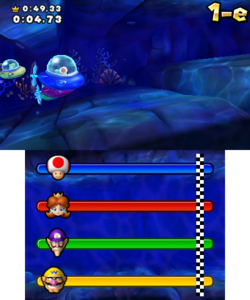 Sub Trouble from Mario Party: Island Tour.