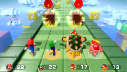 Strike It Rich minigame from Super Mario Party