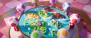Map of the Mushroom Kingdom and surrounding areas in The Super Mario Bros. Movie.