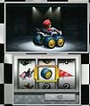 The player customizes a kart for Mario.