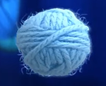 Big yarn ball from Yoshi's Woolly World