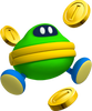 Artwork of a Coin Coffer that appears in Super Mario 3D Land