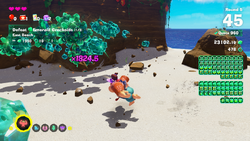 Emerald Rush gameplay for the DK Island & Emerald Rush DLC for Donkey Kong Bananza
