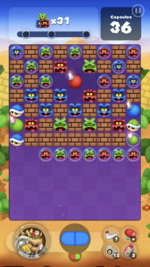 Stage 72 from Dr. Mario World