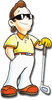 Joe (Mario Golf series) artwork