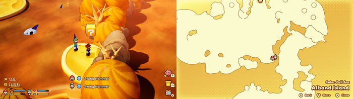 8th block in Allsand Island from Mario & Luigi: Brothership