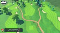 Hole 12 of Bonny Greens in Mario Golf: Super Rush.