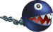Artwork of a Chain Chomp in Mario Kart: Double Dash!! (reused for Super Mario Strikers)