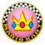 The icon of the Peach Cup from Mario Kart Tour.