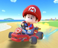 The icon of the Dry Bowser Cup challenge from the New Year's 2021 Tour in Mario Kart Tour.