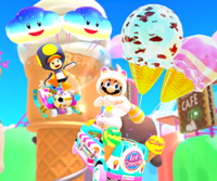 Thumbnail of the Mii Cup challenge from the Sundae Tour; a Snap a Photo challenge set on Sky-High Sundae R
