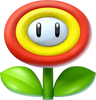 The icon for the Fire Flower in Mario Kart World