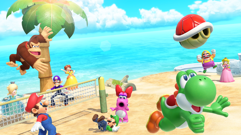 File:MPS Yoshi's Tropical Island Title Screen.png