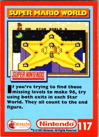 One of the Nintendo Collector Cards