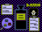 The image for "Game Over" from Dr. Mario for Nintendo Entertainment System on Nintendo Music.