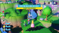 The Over the Hills and Far Away Side Quest in Mario + Rabbids Sparks of Hope