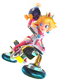 Peach character sticker for the Mario Kart 8 Deluxe trophy in the Trophy Creator application