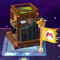 Screenshot of the level icon of Floating Fuzzy Time Mine in Super Mario 3D World
