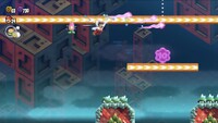 The first 10-flower coin in The Final Trial: Zip Track Dash in Super Mario Bros. Wonder