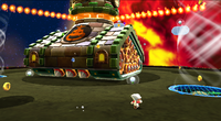 A screenshot of Cloud Mario fighting the Boomsday Machine.