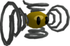 Rendered model of the spring enemy in Super Mario Galaxy.