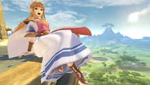 Zelda's Classic Mode victory photo in Super Smash Bros. Ultimate