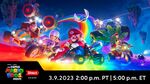 Announcement of a March 9, 2023 Nintendo Direct presentation dedicated to the final trailer of The Super Mario Bros. Movie