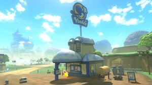 A Yoshi's location in Mario Kart World