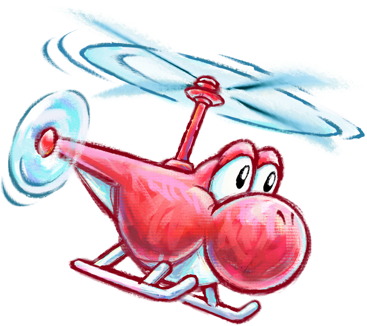 Mario online bros helicopter