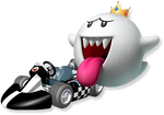 Artwork of King Boo from Mario Kart Wii