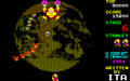 Gameplay of the stage in the Sharp X1 version