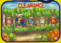 Clearance menu next to Endurance