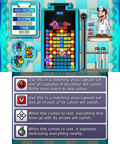 Advanced Stage 1 of Miracle Cure Laboratory in Dr. Mario: Miracle Cure