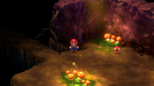 Tenth Mushroom/Amanita in Forest Maze of Super Mario RPG.