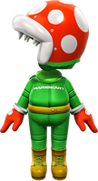 Piranha Plant Mii Racing Suit from Mario Kart Tour