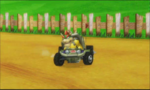 Bowser racing on this course in the demo movie