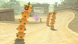 An obstacle spawned by Kamek in Mario Kart World